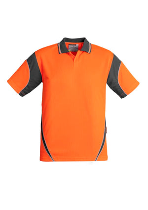 Mens Hi Vis Aztec Short Sleeve Polo