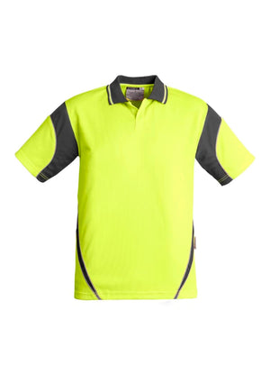 Mens Hi Vis Aztec Short Sleeve Polo