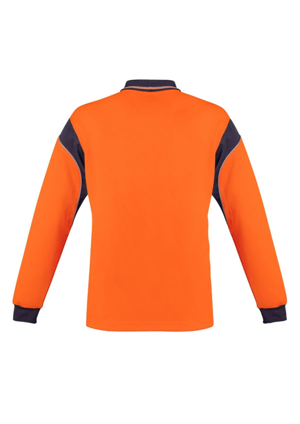 Mens Hi Vis Aztec Long Sleeve Polo
