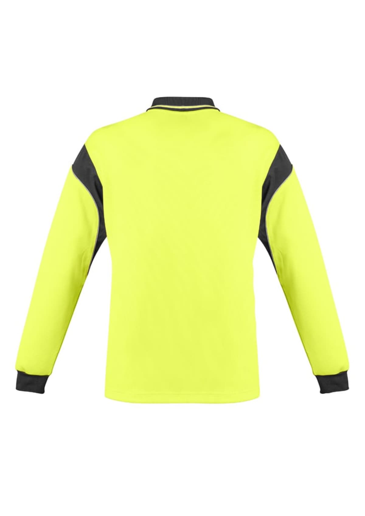 Mens Hi Vis Aztec Long Sleeve Polo