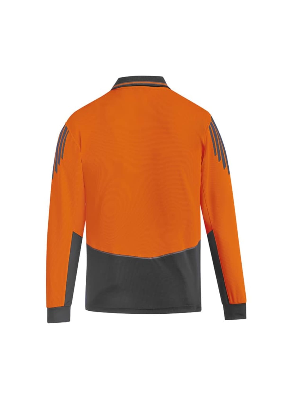 Mens Hi Vis Flux Long Sleeve Polo