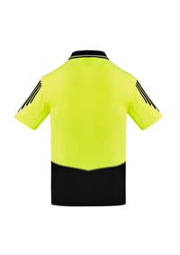 Mens Hi Vis Flux Short Sleeve Polo