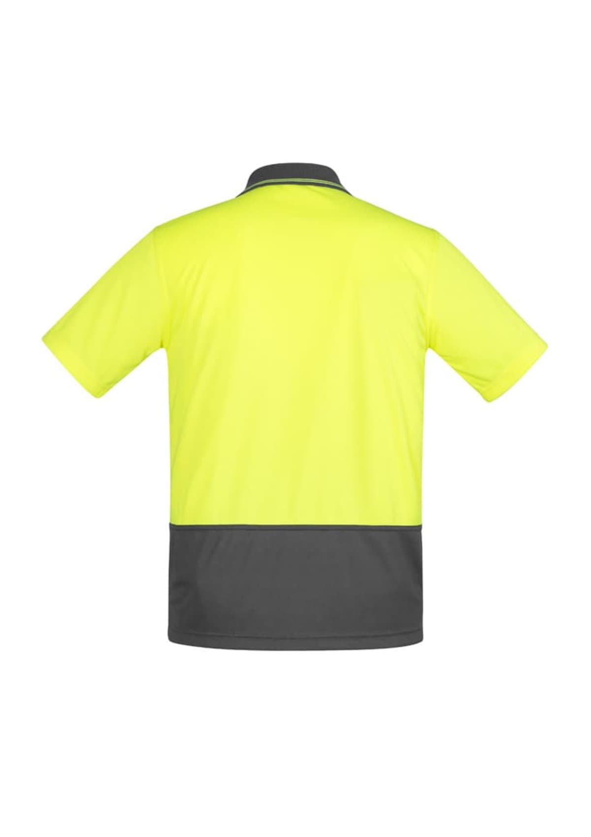 Mens Hi Vis Comfort Back Short Sleeve Polo
