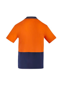 Mens Hi Vis Cotton Short Sleeve Polo