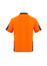 Mens Hi Vis Reinforced Squad Short Sleeve Polo