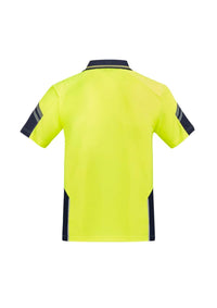 Mens Hi Vis Reinforced Squad Short Sleeve Polo