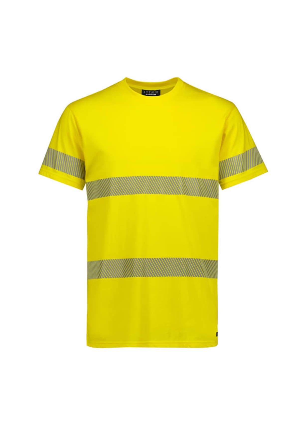 Mens Hi Vis Segmented Tape Cotton Tee Shirt