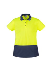 Womens Hi Vis Basic Short Sleeve Polo