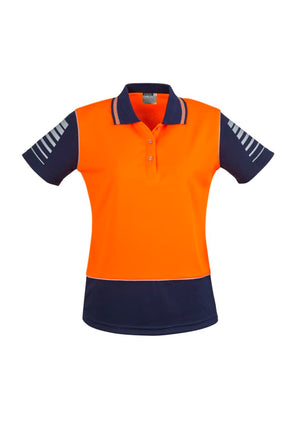 Womens Hi Vis Zone Short Sleeve Polo