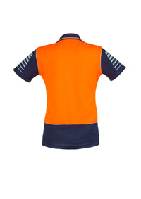 Womens Hi Vis Zone Short Sleeve Polo