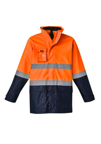 Mens Hi Vis Basic 4 In 1 Waterproof Jacket