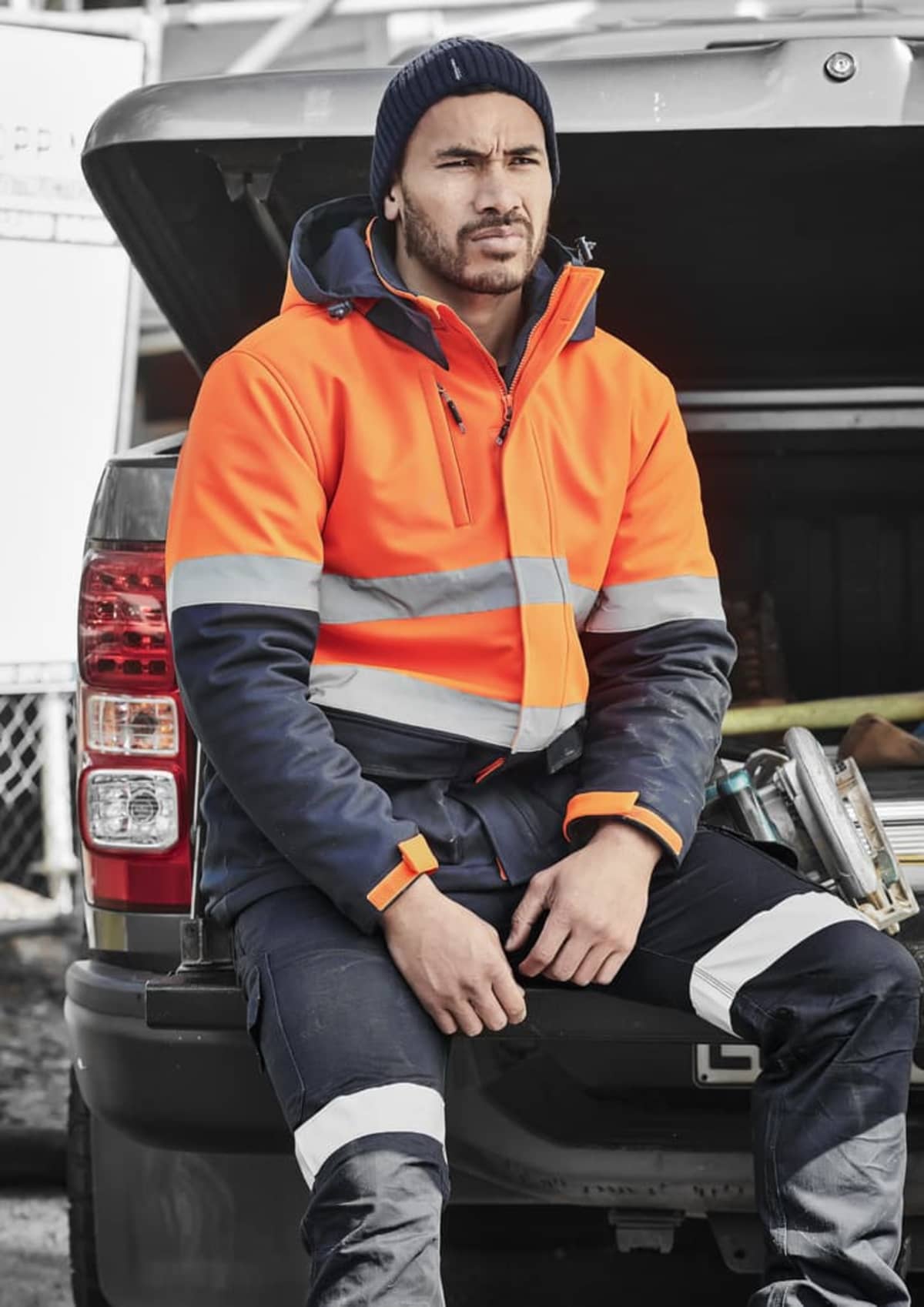 Unisex Hi Vis Antarctic Softshell Jacket