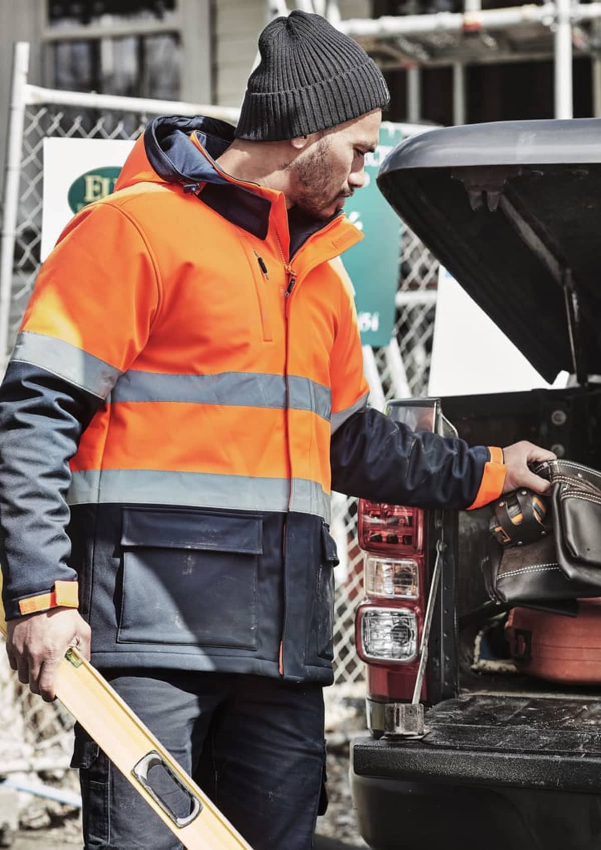 Unisex Hi Vis Antarctic Softshell Jacket