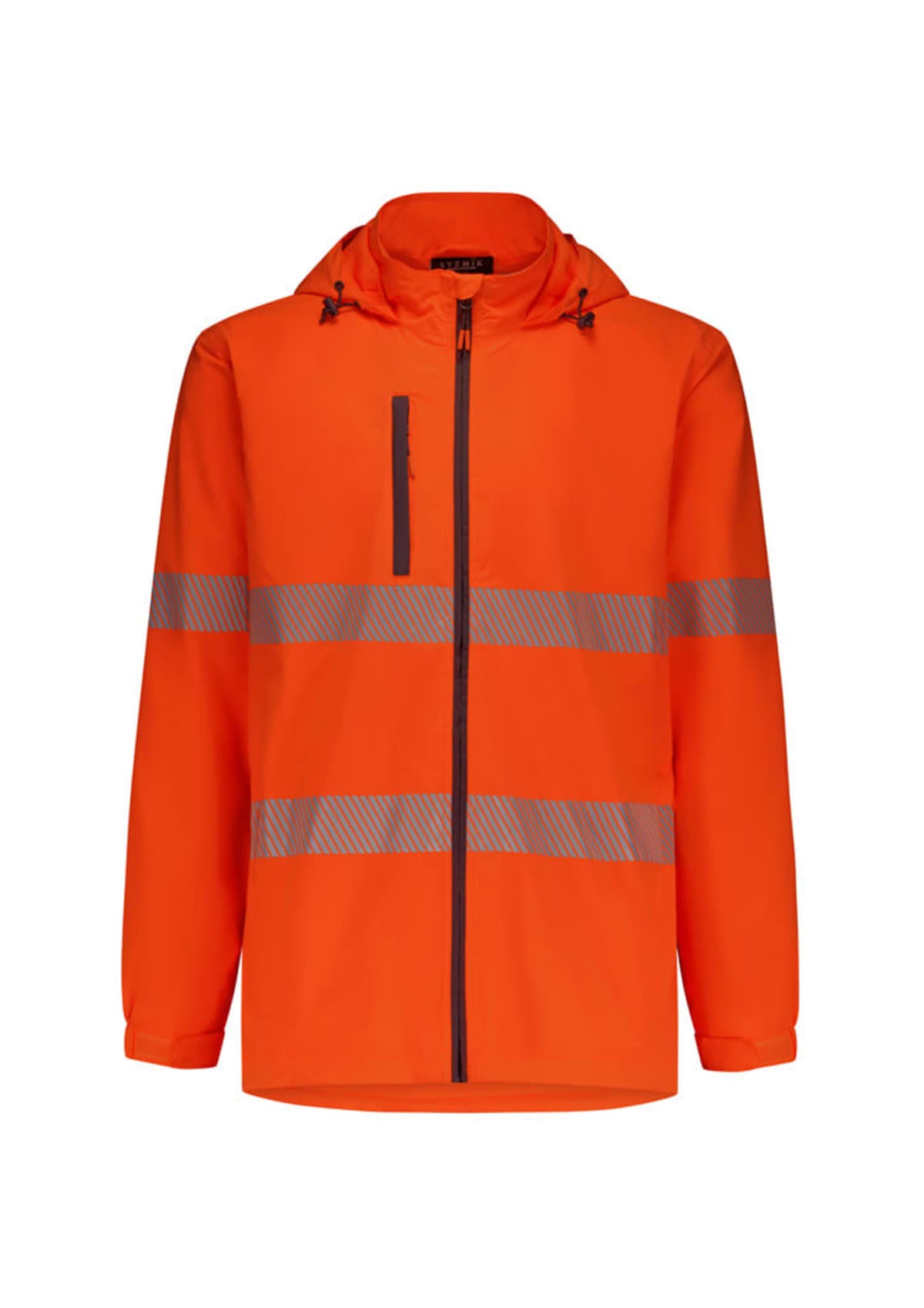 Unisex Super Light Segmented Tape Packable Rain Jacket