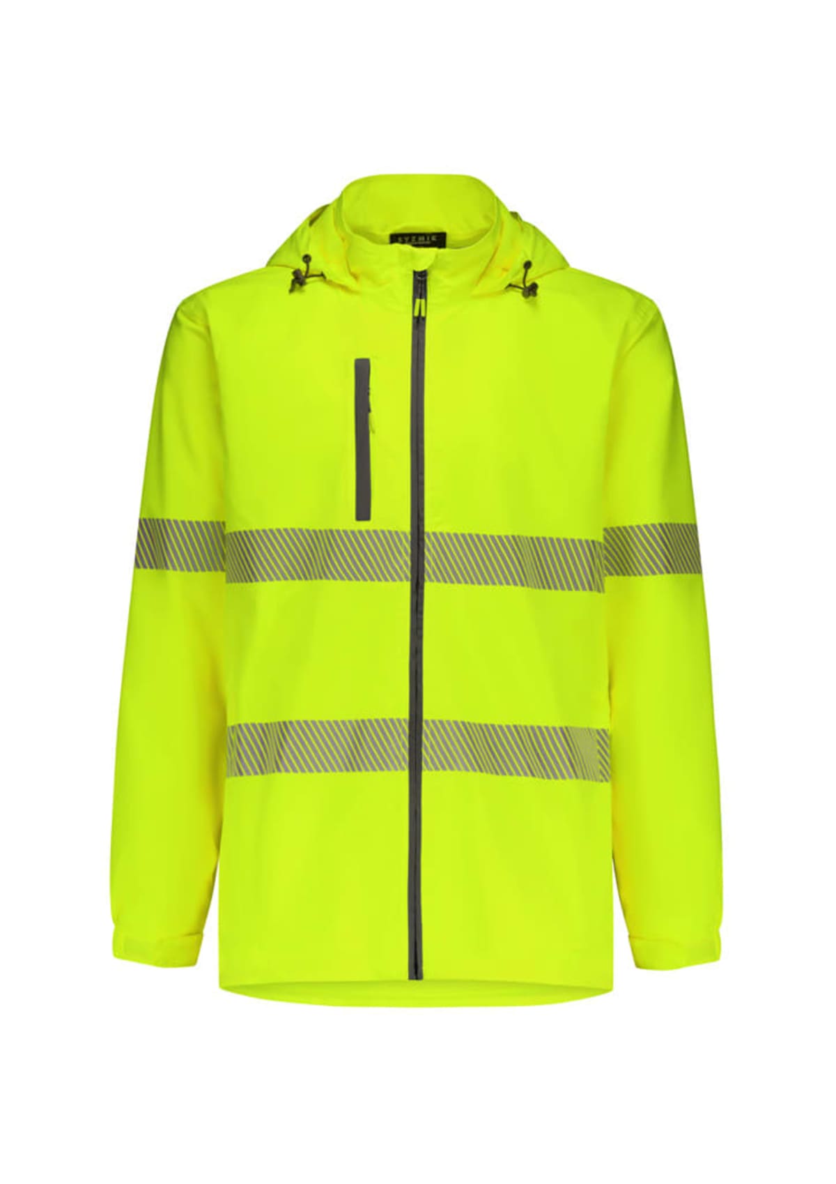 Unisex Super Light Segmented Tape Packable Rain Jacket