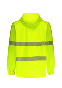 Unisex Super Light Segmented Tape Packable Rain Jacket