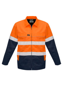Mens Hi Vis Cotton Drill Jacket