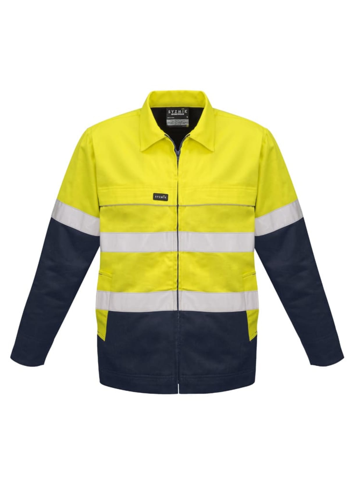 Mens Hi Vis Cotton Drill Jacket