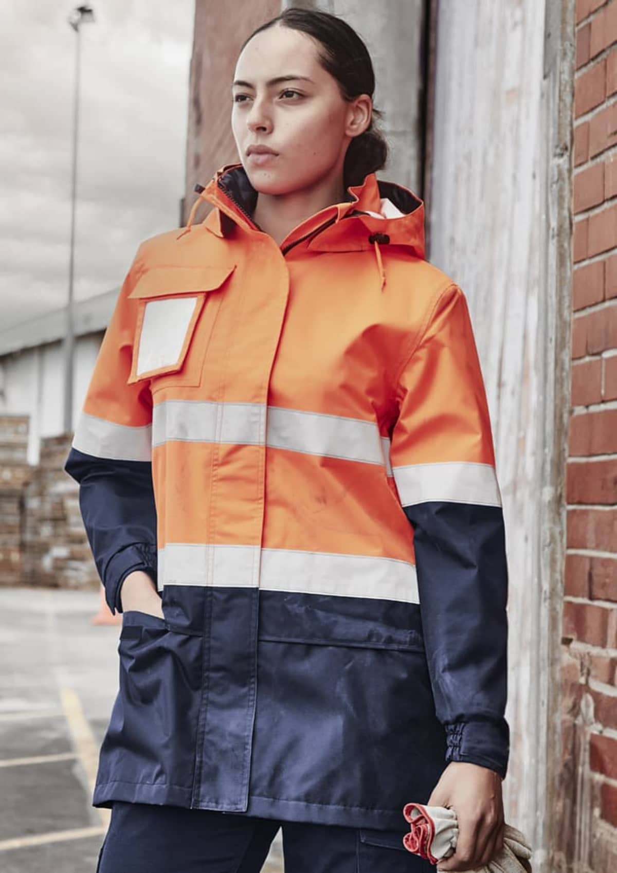 Womens Hi Vis Ultralite Waterproof Jacket