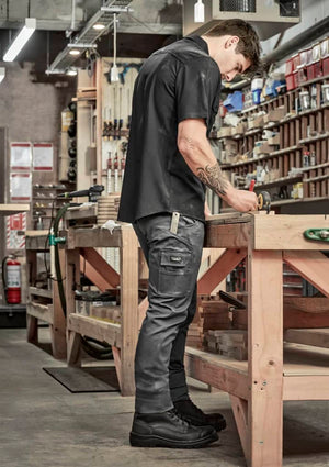 Mens Essential Basic Stretch Cargo Pant