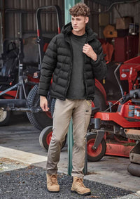 Mens Essential Basic Stretch Cargo Pant