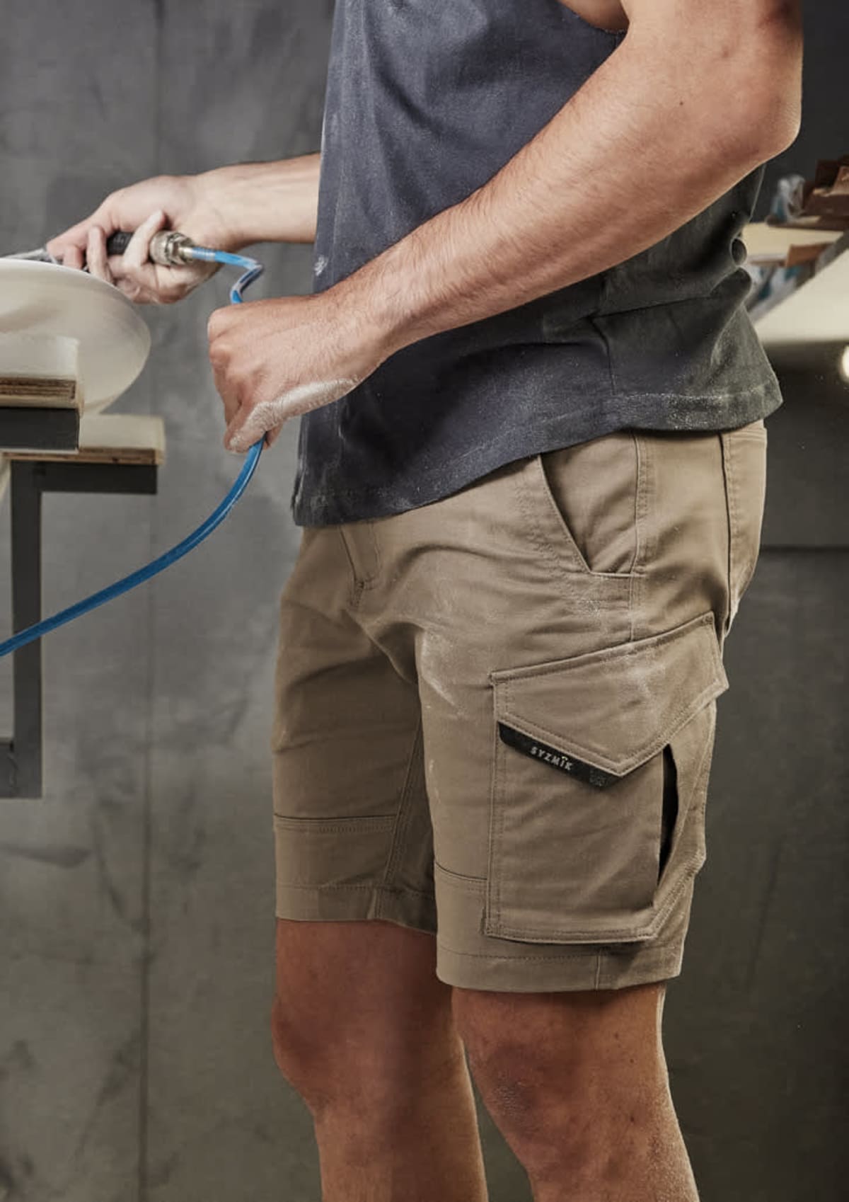 Mens Rugged Cooling Stretch Short