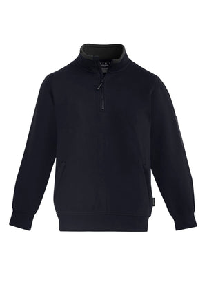 Unisex 1/4 Zip Brushed Fleece Pullover
