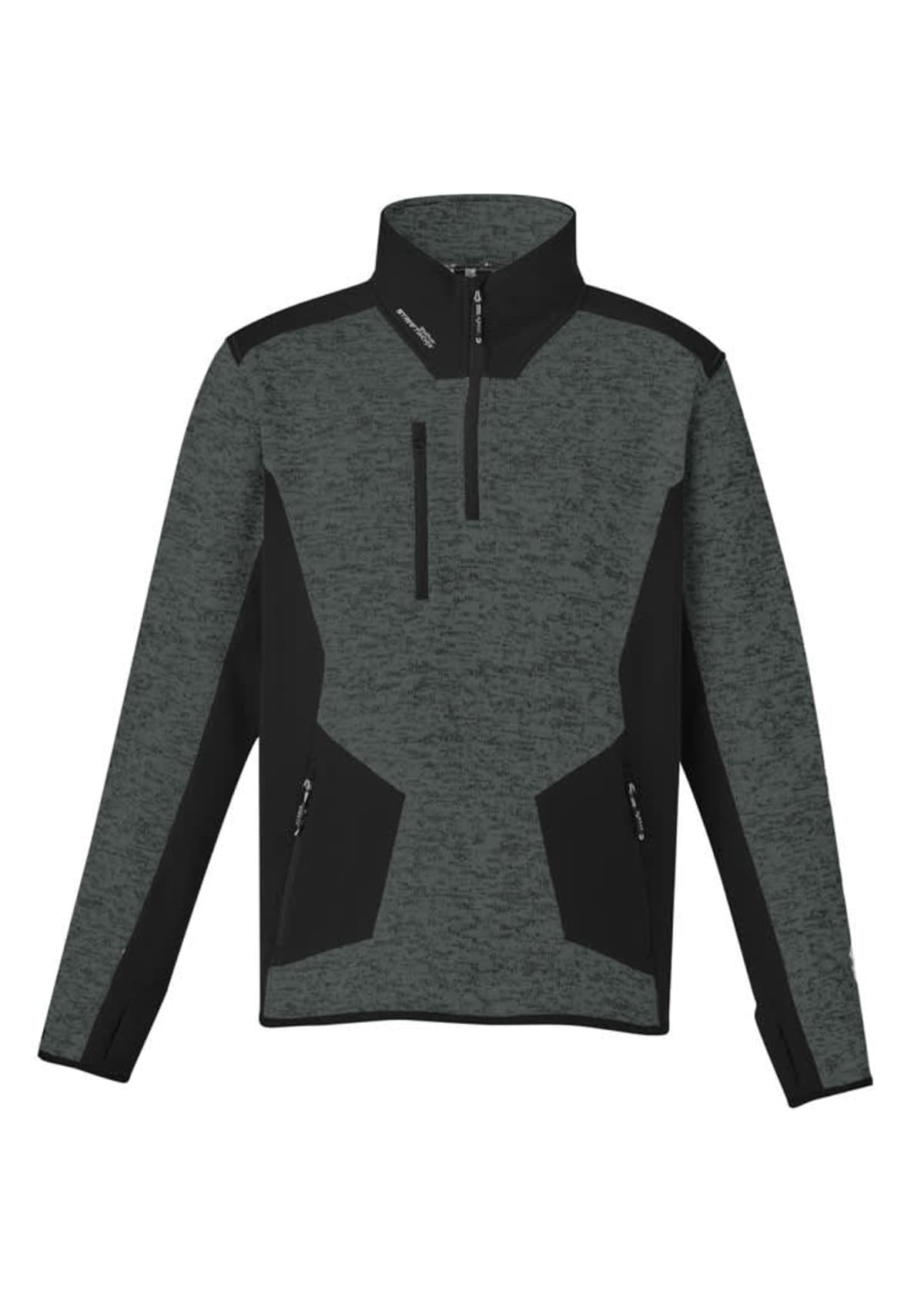 Unisex Streetworx Reinforced Knit 1/2 Zip Pullover