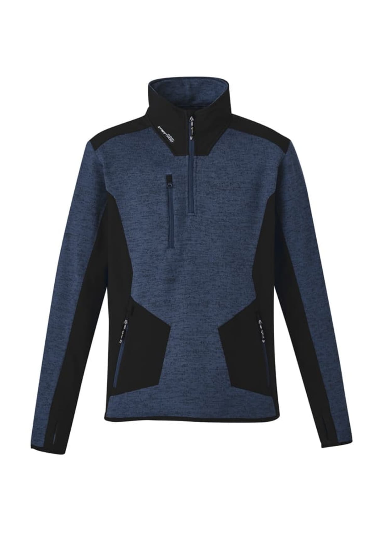 Unisex Streetworx Reinforced Knit 1/2 Zip Pullover