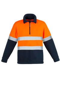 Unisex Hi Vis Polar Fleece Pullover - Hoop Taped
