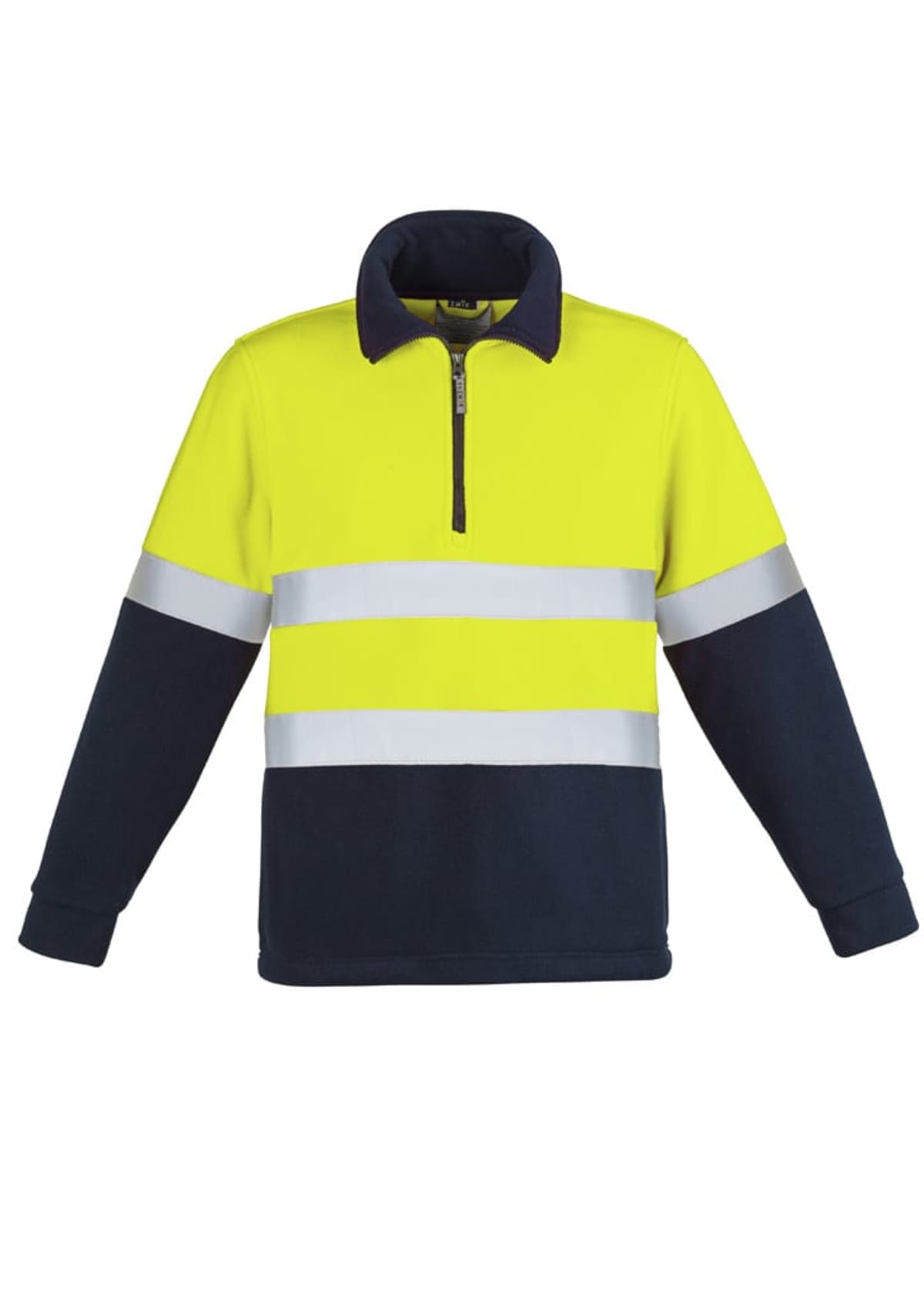 Unisex Hi Vis Polar Fleece Pullover - Hoop Taped