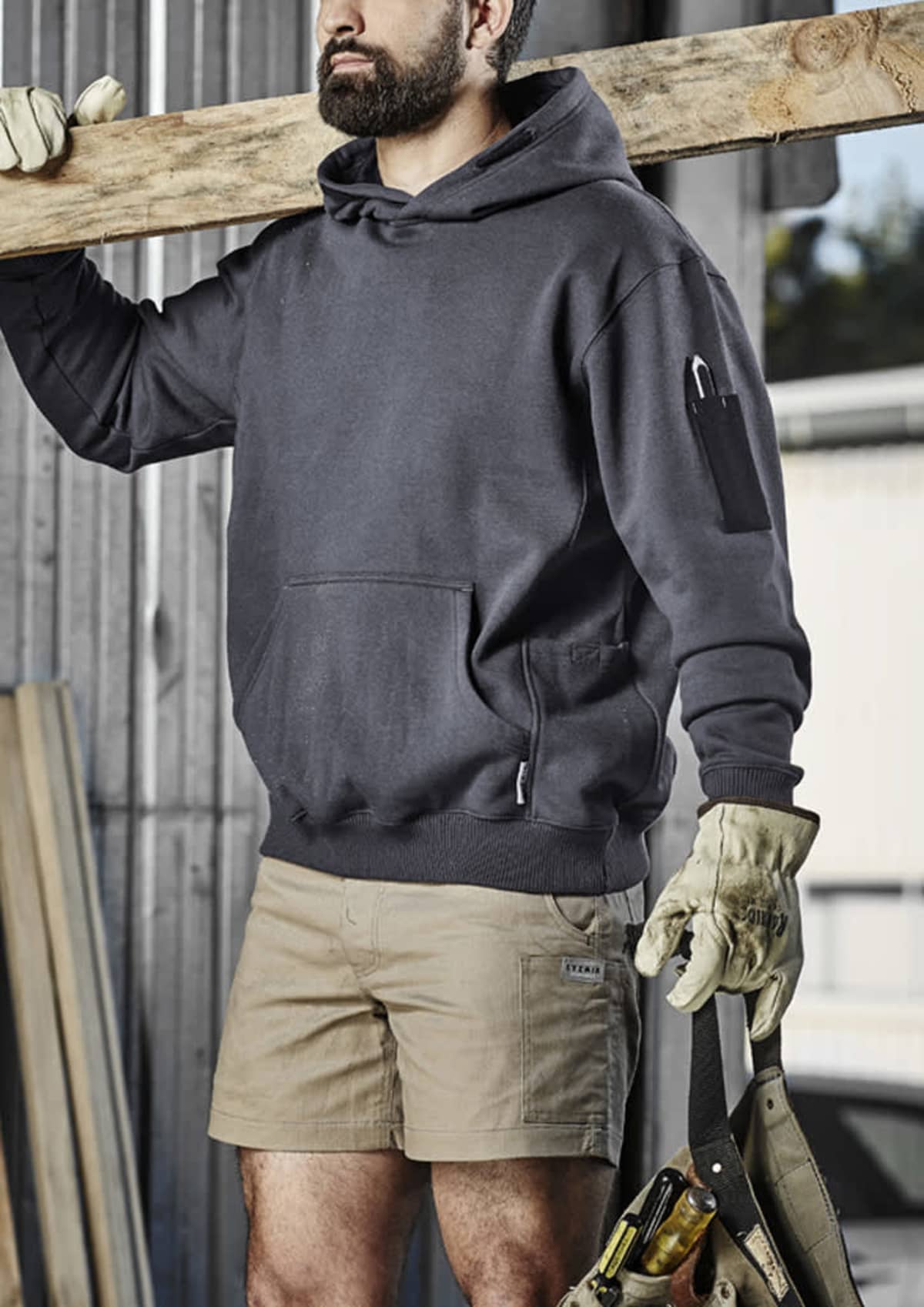 Unisex Multi-Pocket Hoodie