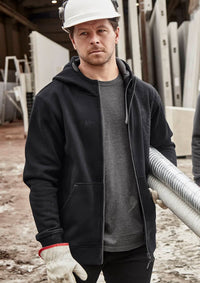 Unisex Zip Front Multi-Pocket Hoodie