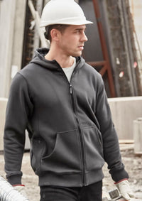 Unisex Zip Front Multi-Pocket Hoodie