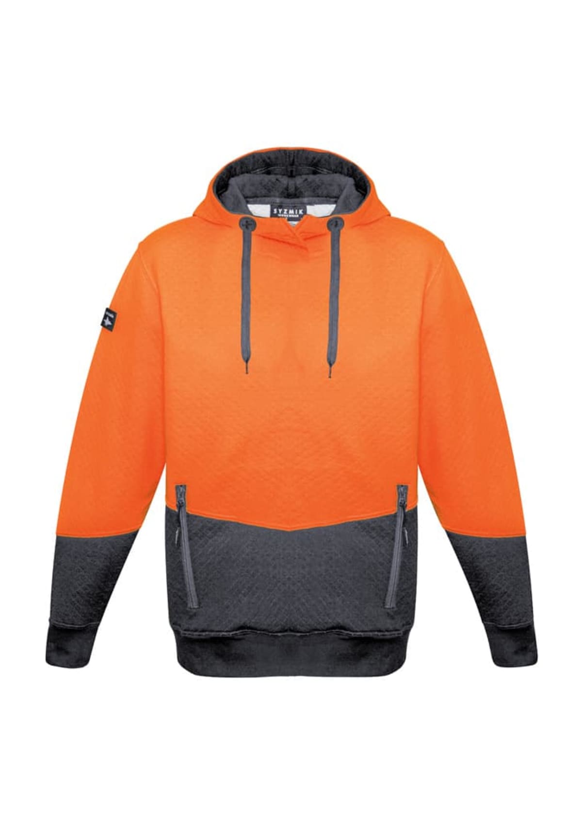 Unisex Hi Vis Textured Jacquard Hoodie