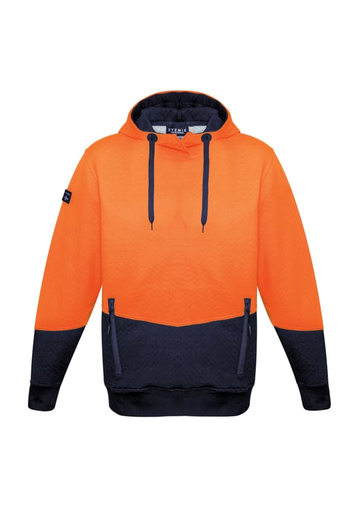 Unisex Hi Vis Textured Jacquard Hoodie