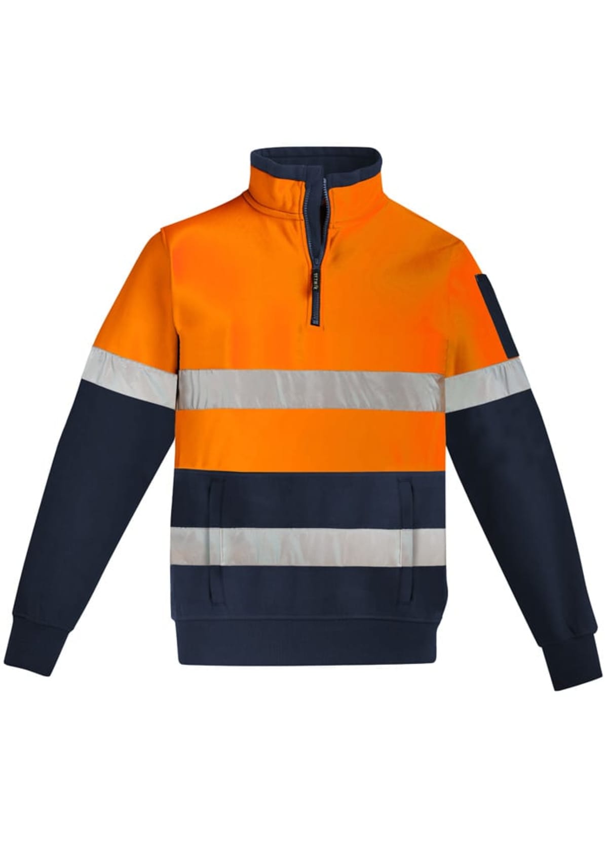 Unisex Hi Vis 1/4 Zip Pullover - Hoop Taped