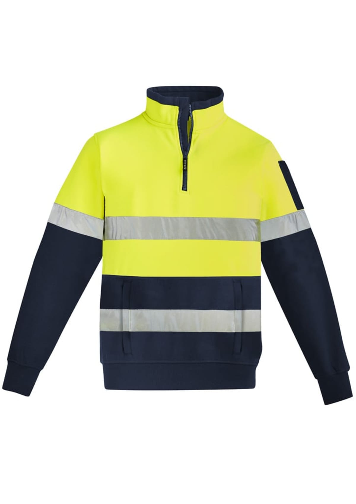 Unisex Hi Vis 1/4 Zip Pullover - Hoop Taped
