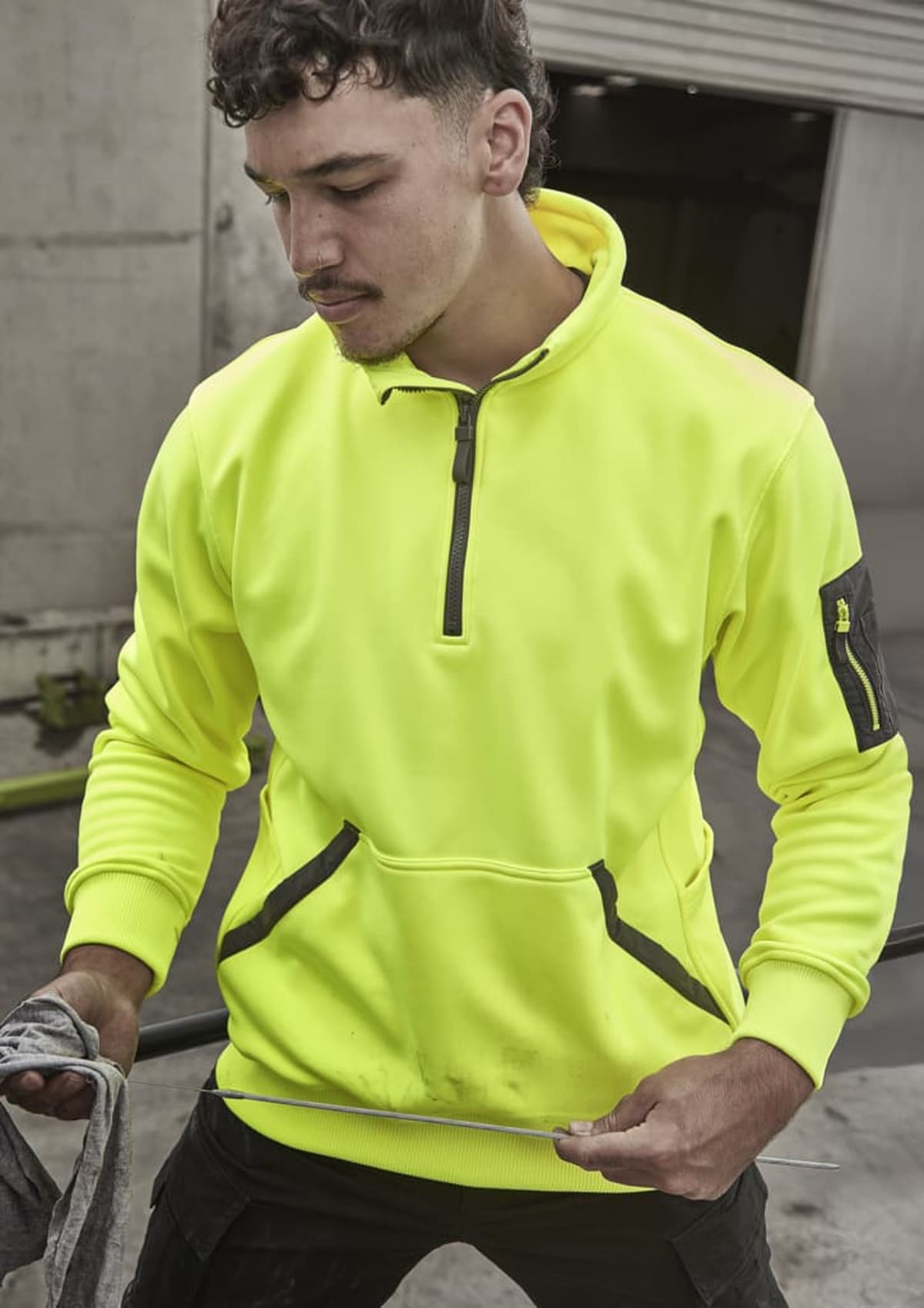 Unisex Streetworx Water Resistant 1/4 Zip Pullover