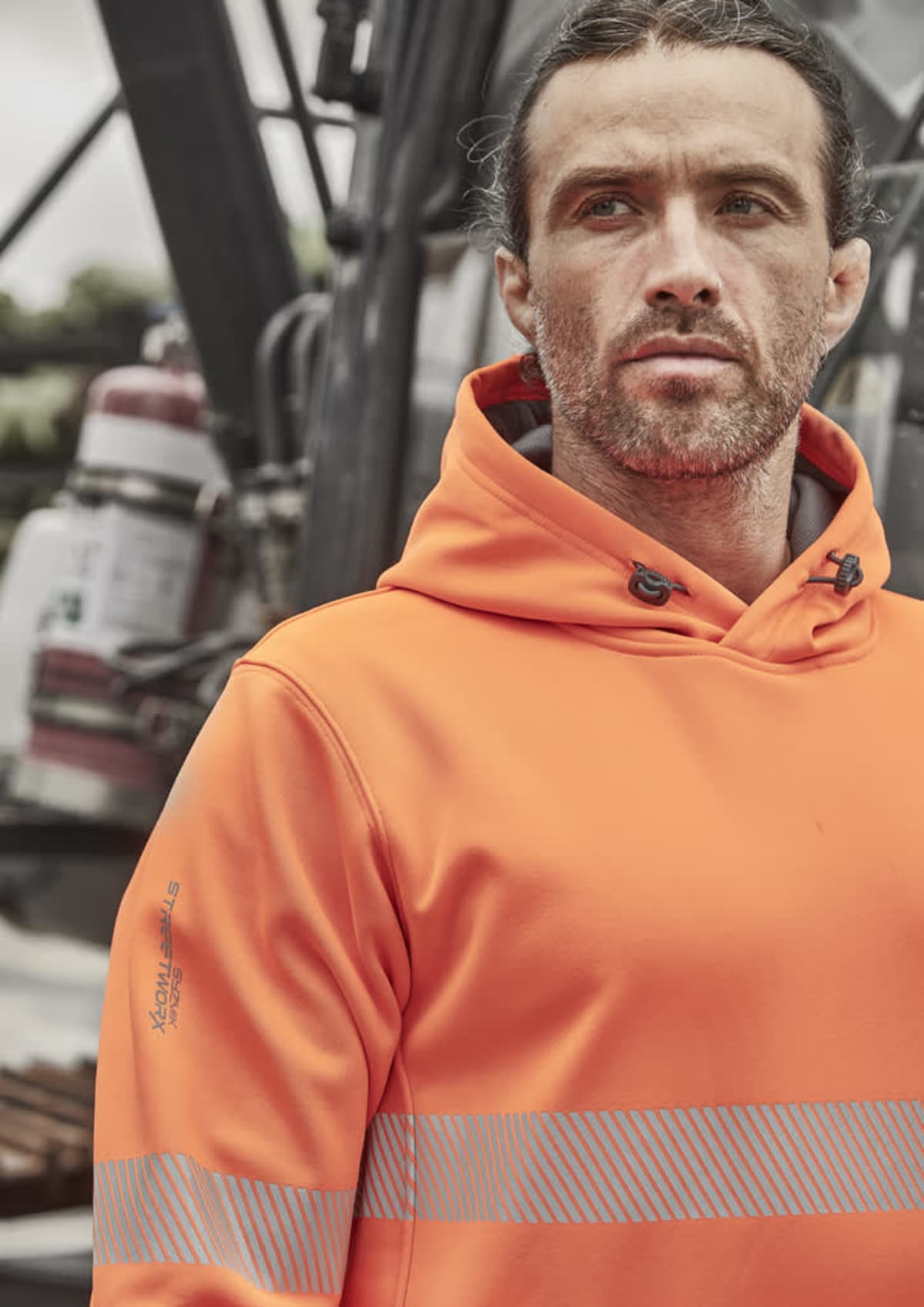 Unisex Streetworx Water Resistant Hoodie with Segmented Tape