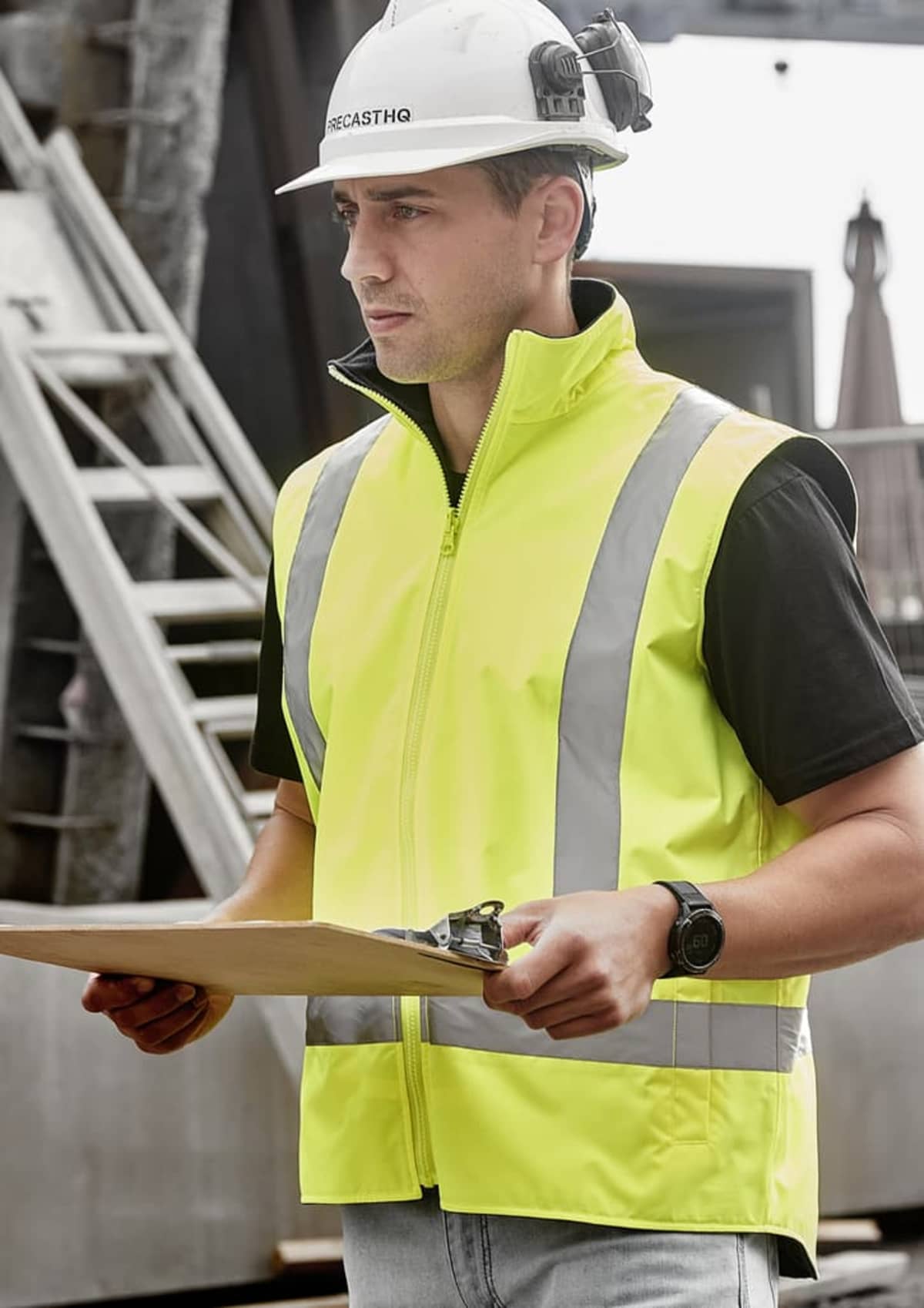 Unisex Hi Vis Waterproof Reversible Vest