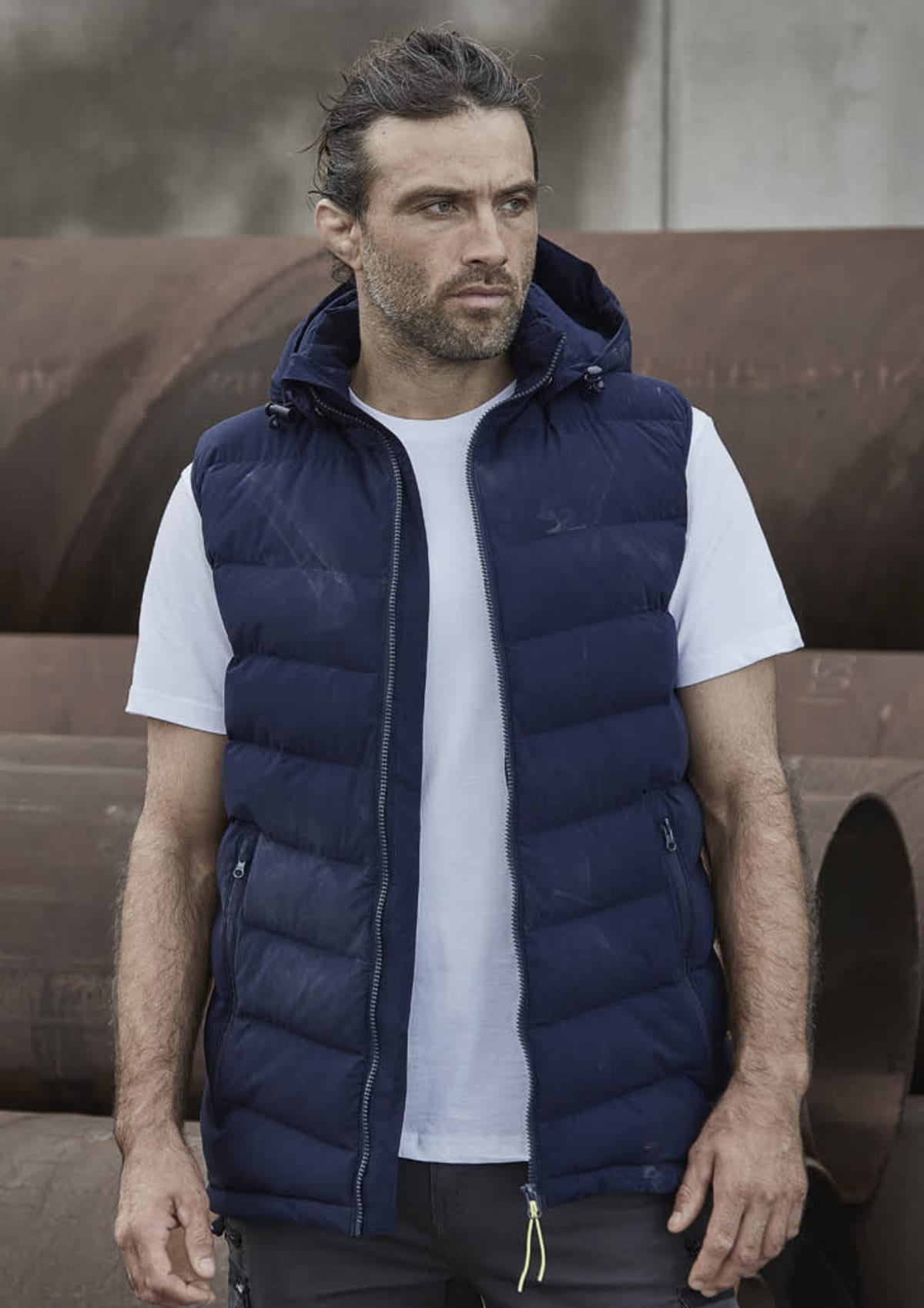 Unisex Streetworx Hooded Puffer Vest