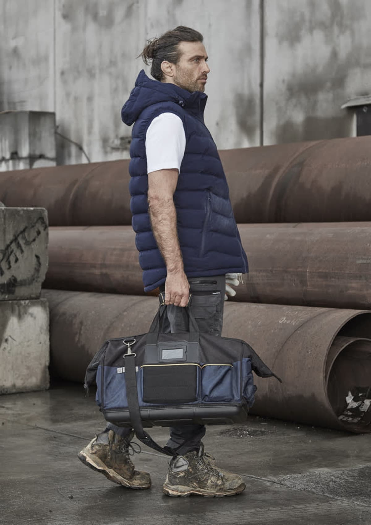 Unisex Streetworx Hooded Puffer Vest