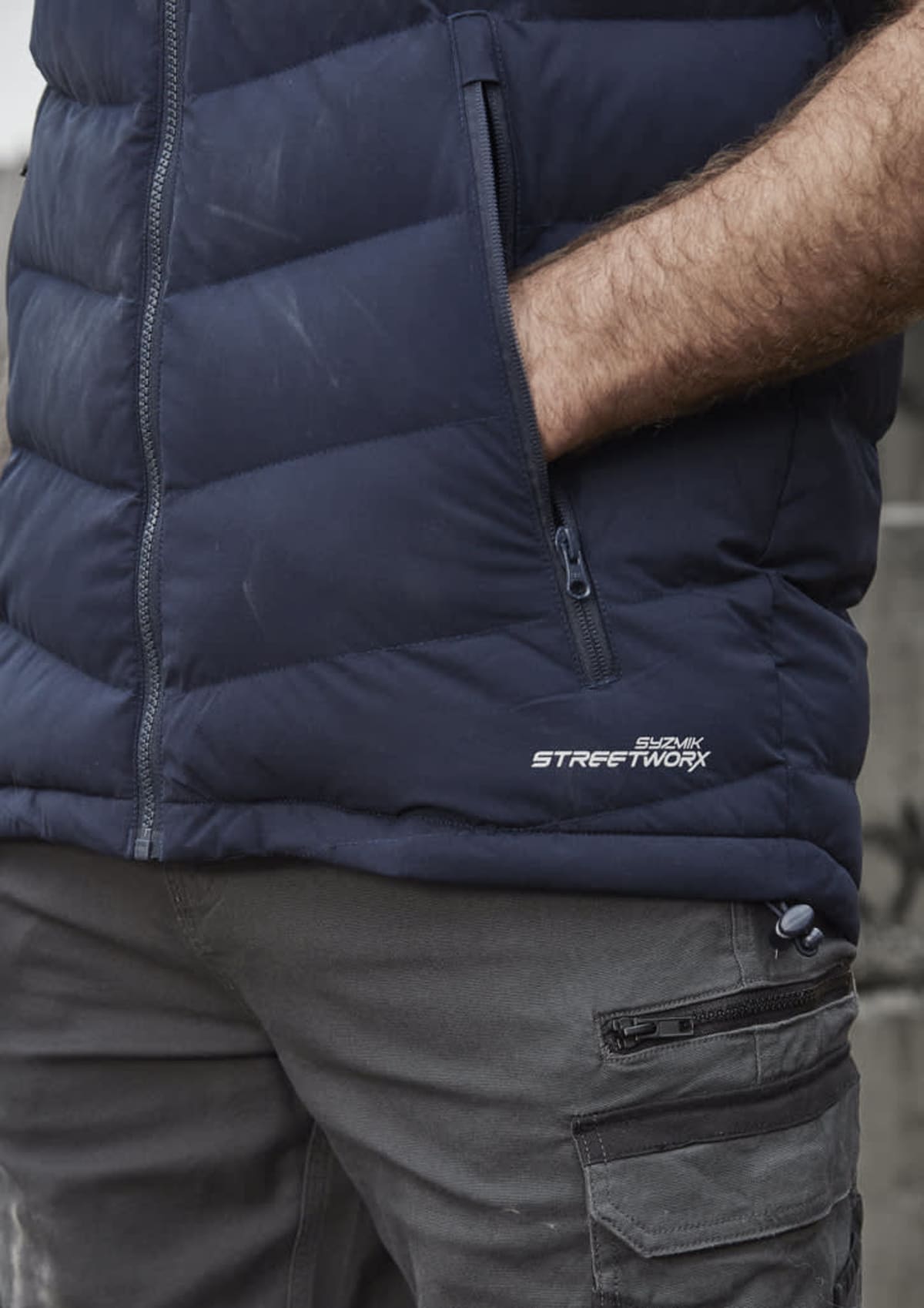 Unisex Streetworx Hooded Puffer Vest
