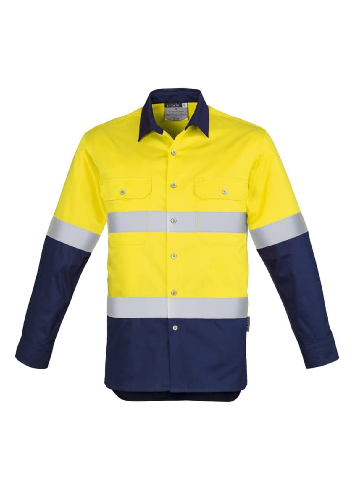 Mens Industrial Long Sleeve Shirt - Hoop Taped
