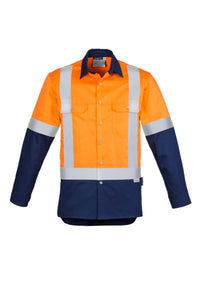 Mens Industrial Long Sleeve Shirt - Shoulder Taped