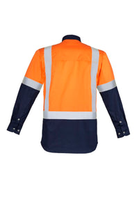 Mens Industrial Long Sleeve Shirt - Shoulder Taped