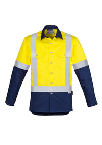Mens Industrial Long Sleeve Shirt - Shoulder Taped