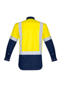 Mens Industrial Long Sleeve Shirt - Shoulder Taped