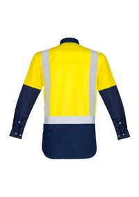 Mens Industrial Long Sleeve Shirt - Shoulder Taped